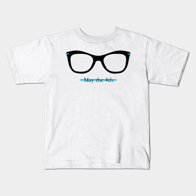 May the fourth. Kids T-Shirt by Ekenepeken
